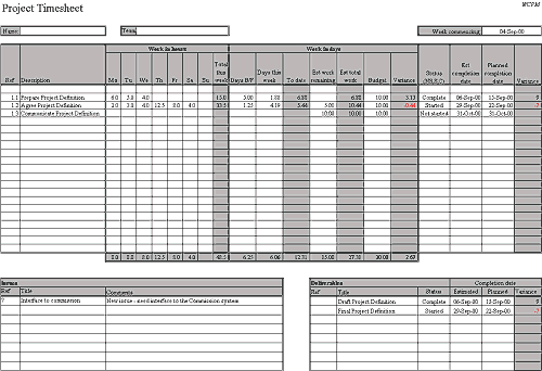 Example Timesheet - click for larger version